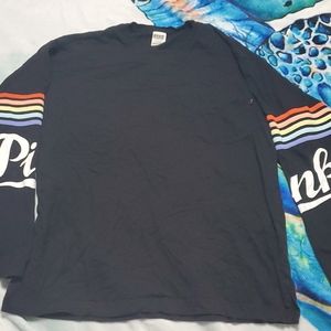 Pink Long Sleeve Pocket Shirt, Large